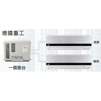 一拖二 窗口分體式冷氣機(室外機) (缺貨)